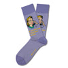 Two Left Feet Retro Remix Adult Sock, Big Feet