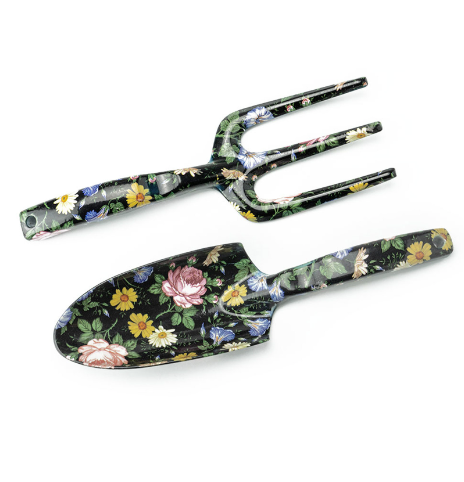 Seed & Sprout Gardening Tool Set, Hand Rake and Hand Shovel Matching Set