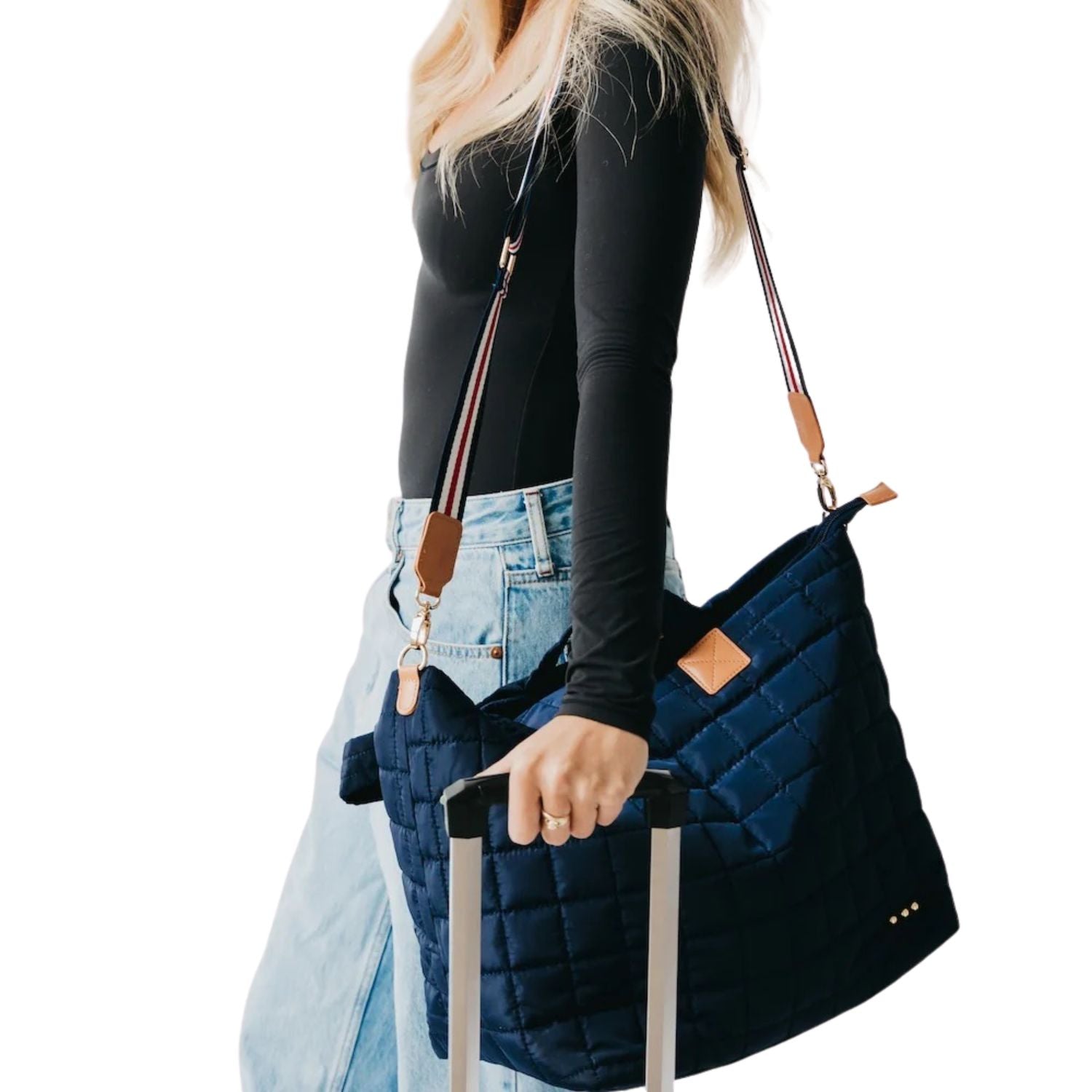 Pretty Simple Day Dreamer Quilted Travel Tote Bag