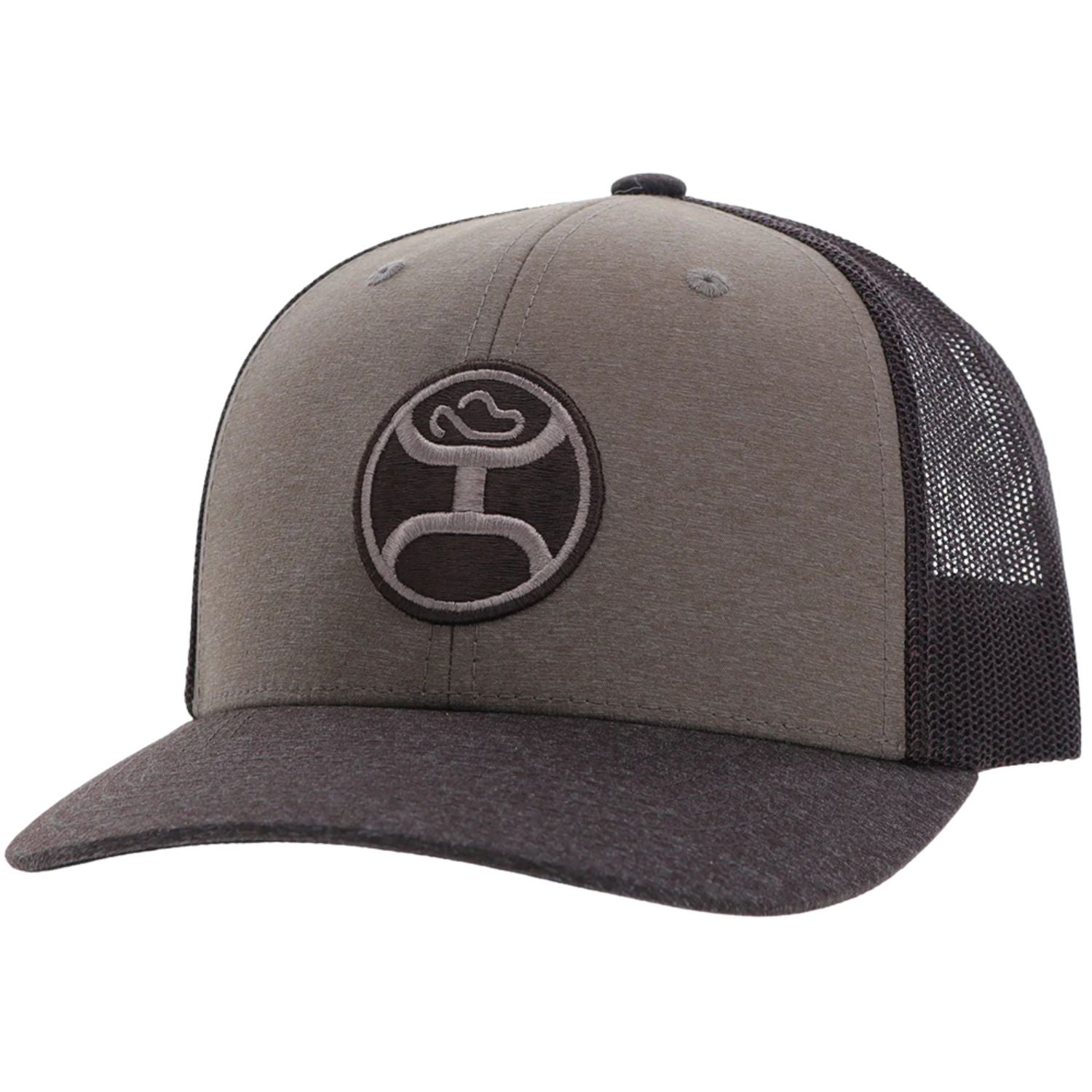 Hooey Mens Primo Adjustable Snapback Mesh Back Trucker Hat, Brown