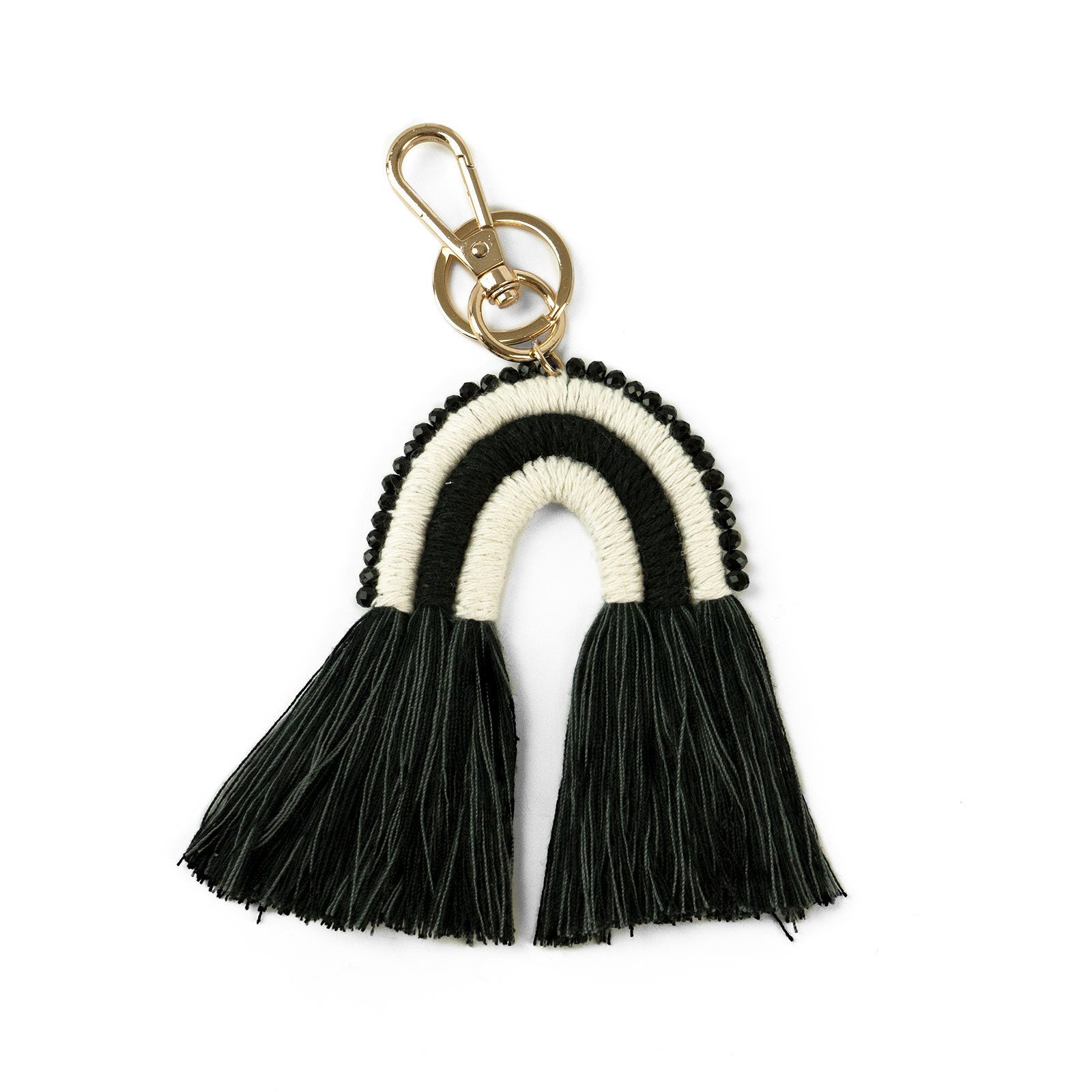 Olivia Moss Yucatan Macrame Charm Keychain