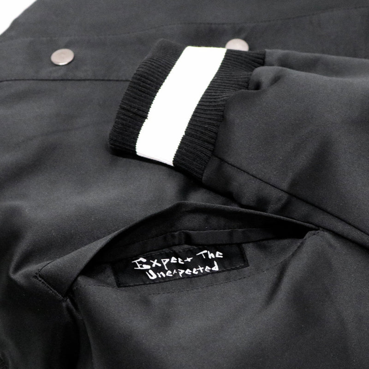 Hooey "Bad Company" Black Bomber Jacket w/White Logo