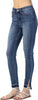 Judy Blue Womens High Waist Skinny Jeans With Side Slit Released Hem