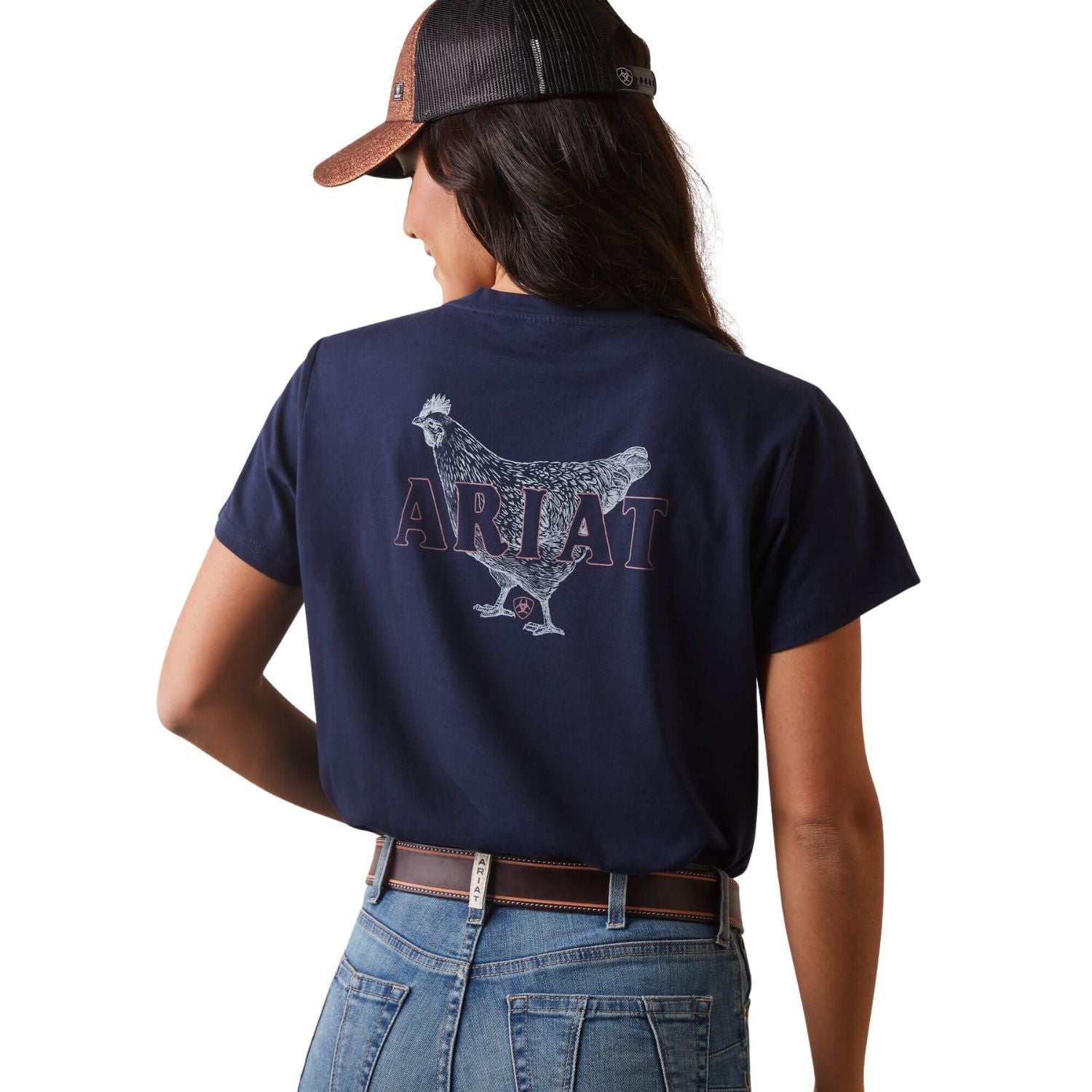 Ariat Womens REAL Mama Hen Short Sleeve T-Shirt