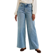 Judy Blue Angelina Women's High Rise Jeans with Harness Trim, Crisp Blue