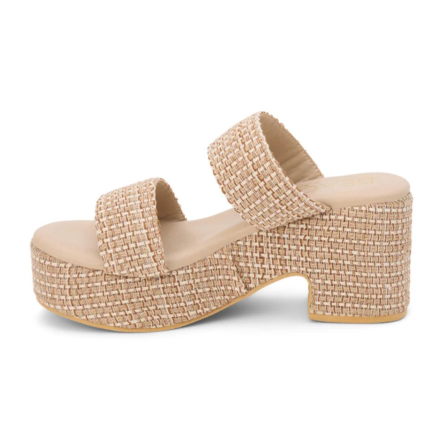 Beach by Matisse Womens Ocean Ave Platform Sandal, Tan Multi