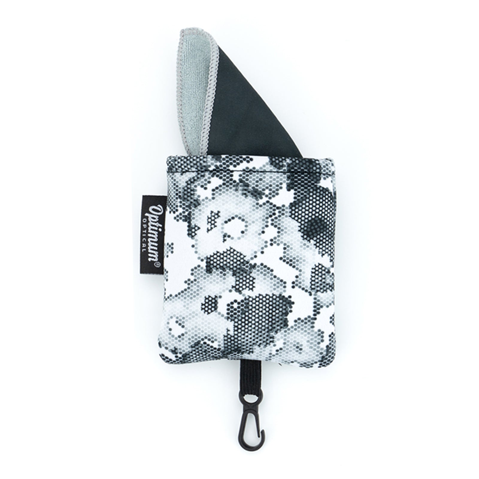 Optimum Optical Microfiber Travel Lens Cloth Carabiner Keychain