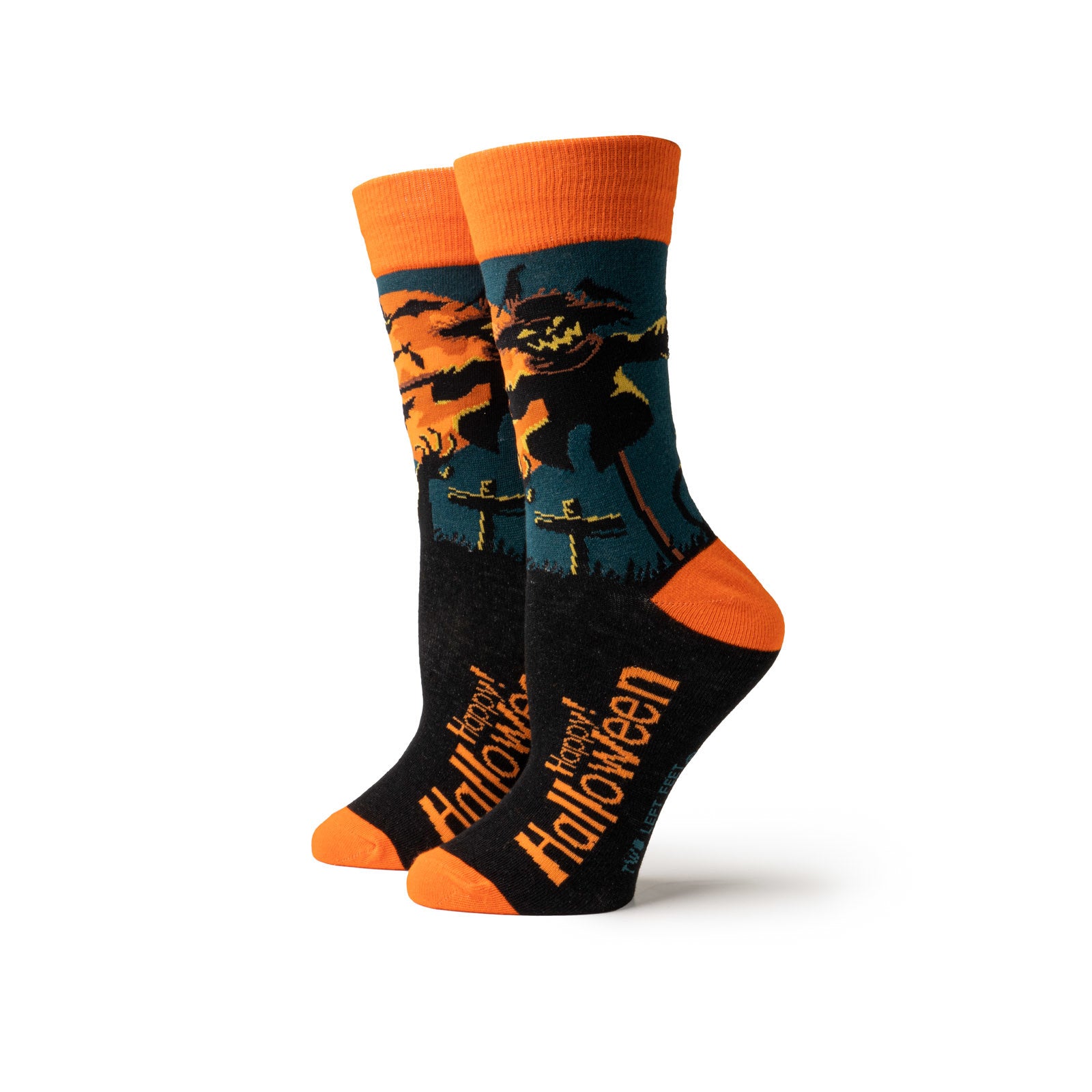Two Left Feet Halloween Adult Sock, Small Feet