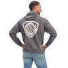Ariat Mens Fleece Hooded Southwest Shield Sweatshirt