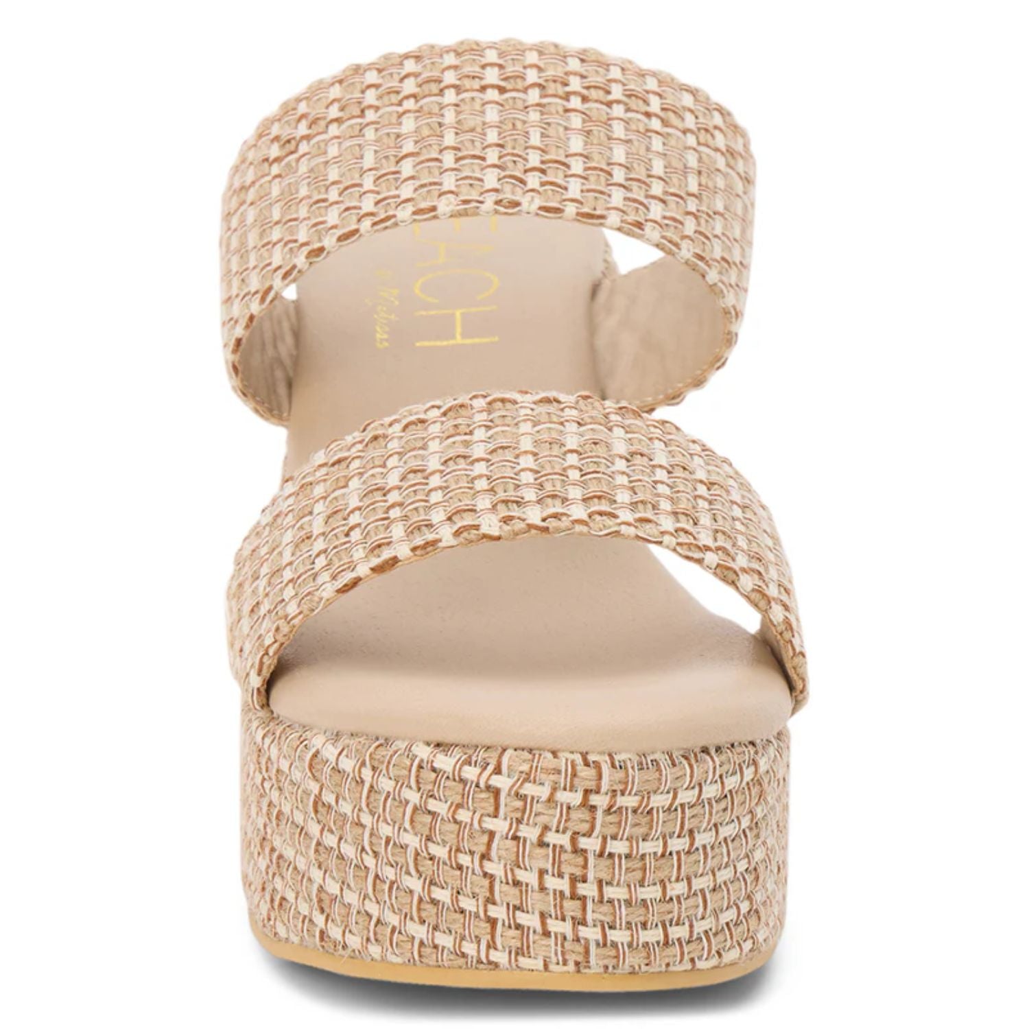 Beach by Matisse Womens Ocean Ave Platform Sandal, Tan Multi