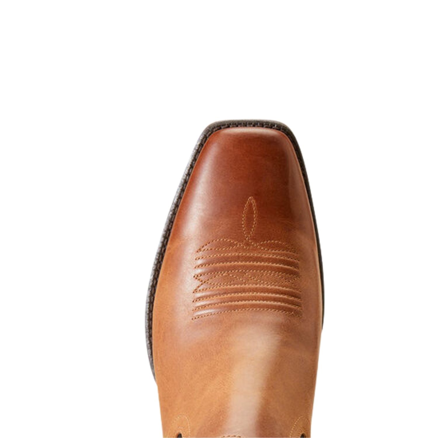 Ariat Mens Booker Ultra Square Toe Leather Western Boot, Almond Roca