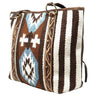 Ariat Womens Woven Southwestern Saddle Blanket Tote Bag