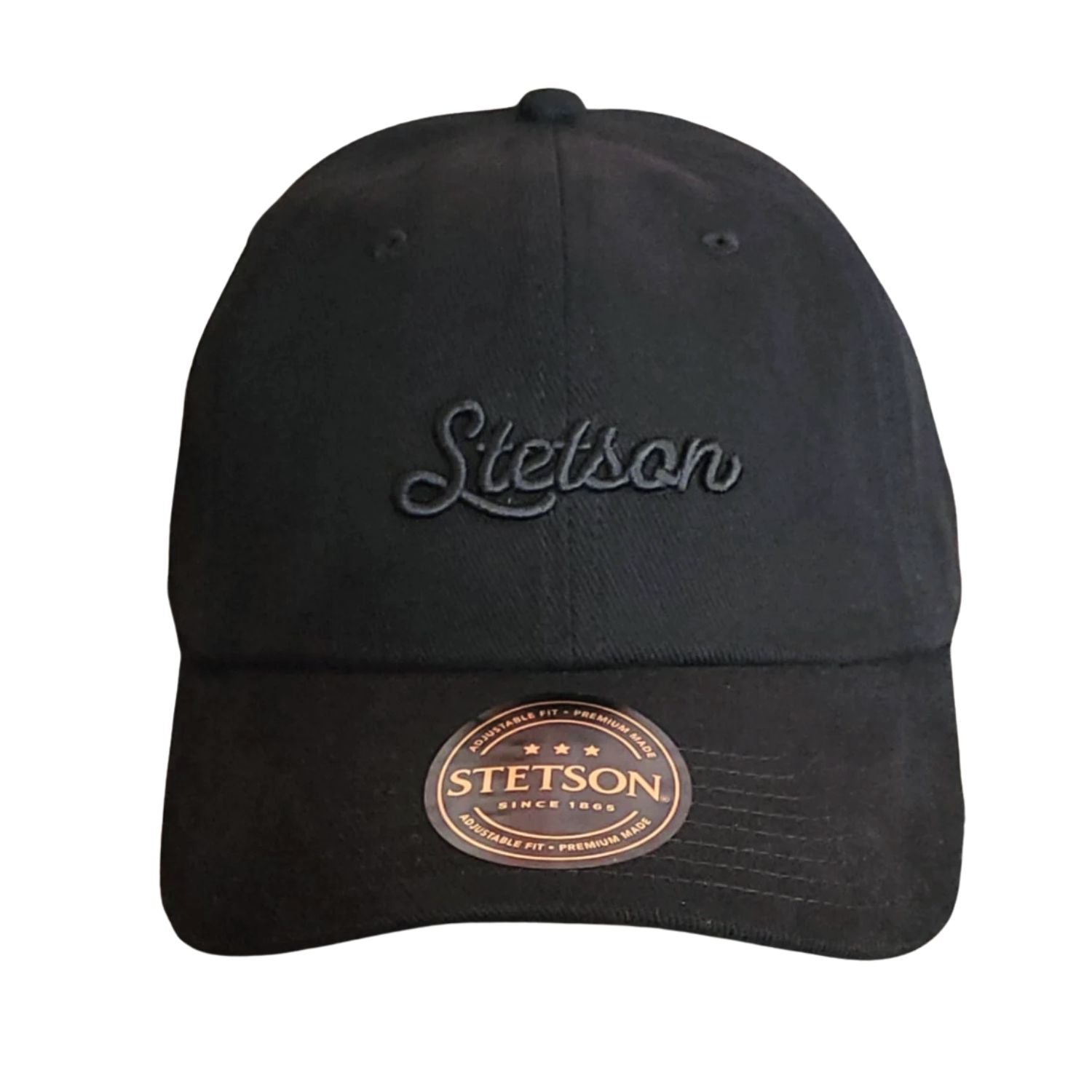 Stetson Heavyweight Script Dad Adjustable Snapback Cap Hat