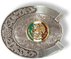 Ariat Mens Oval Mexico Flag Belt Buckle