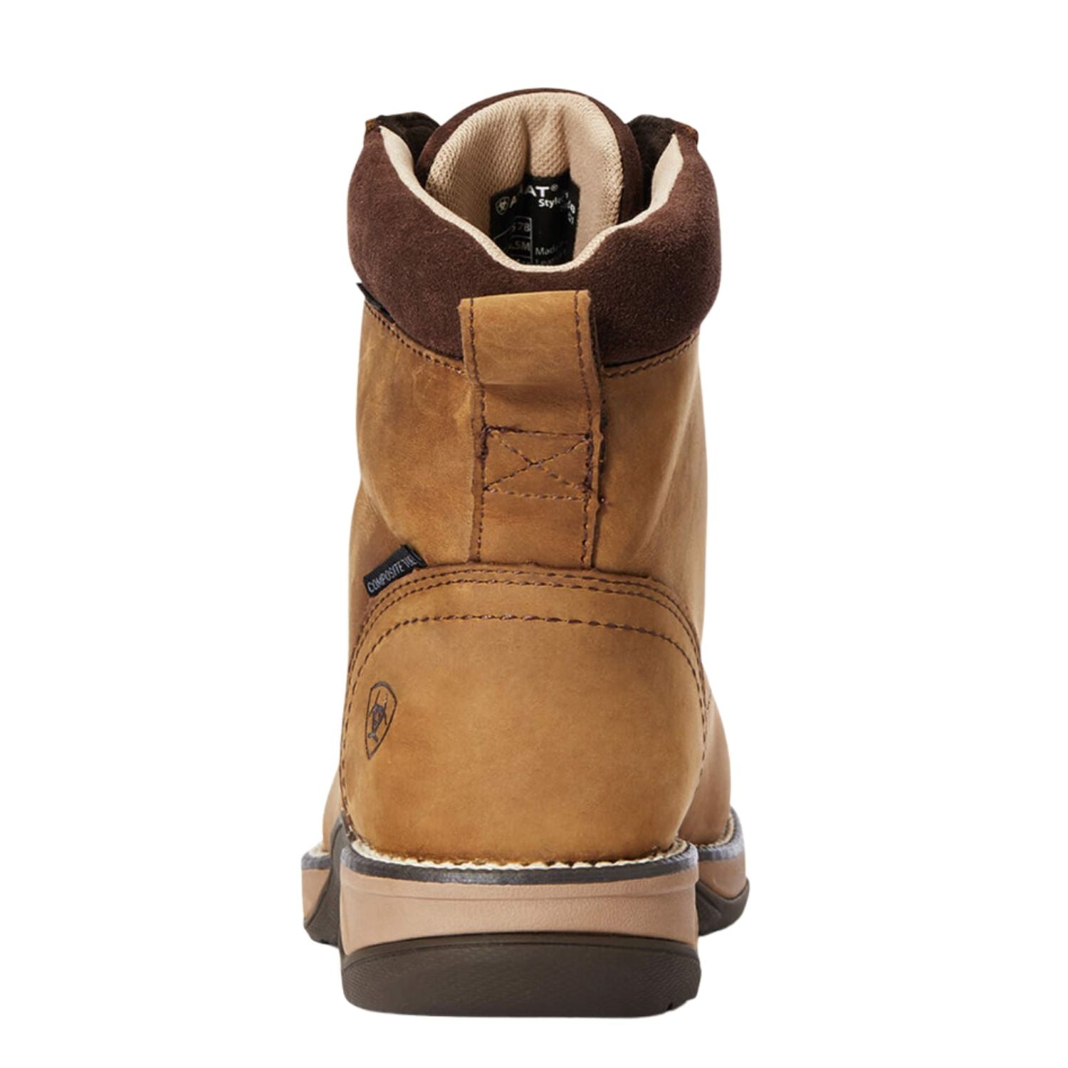 Ariat Womens Anthem Round Toe Lacer Waterproof Composite Toe Work Boot