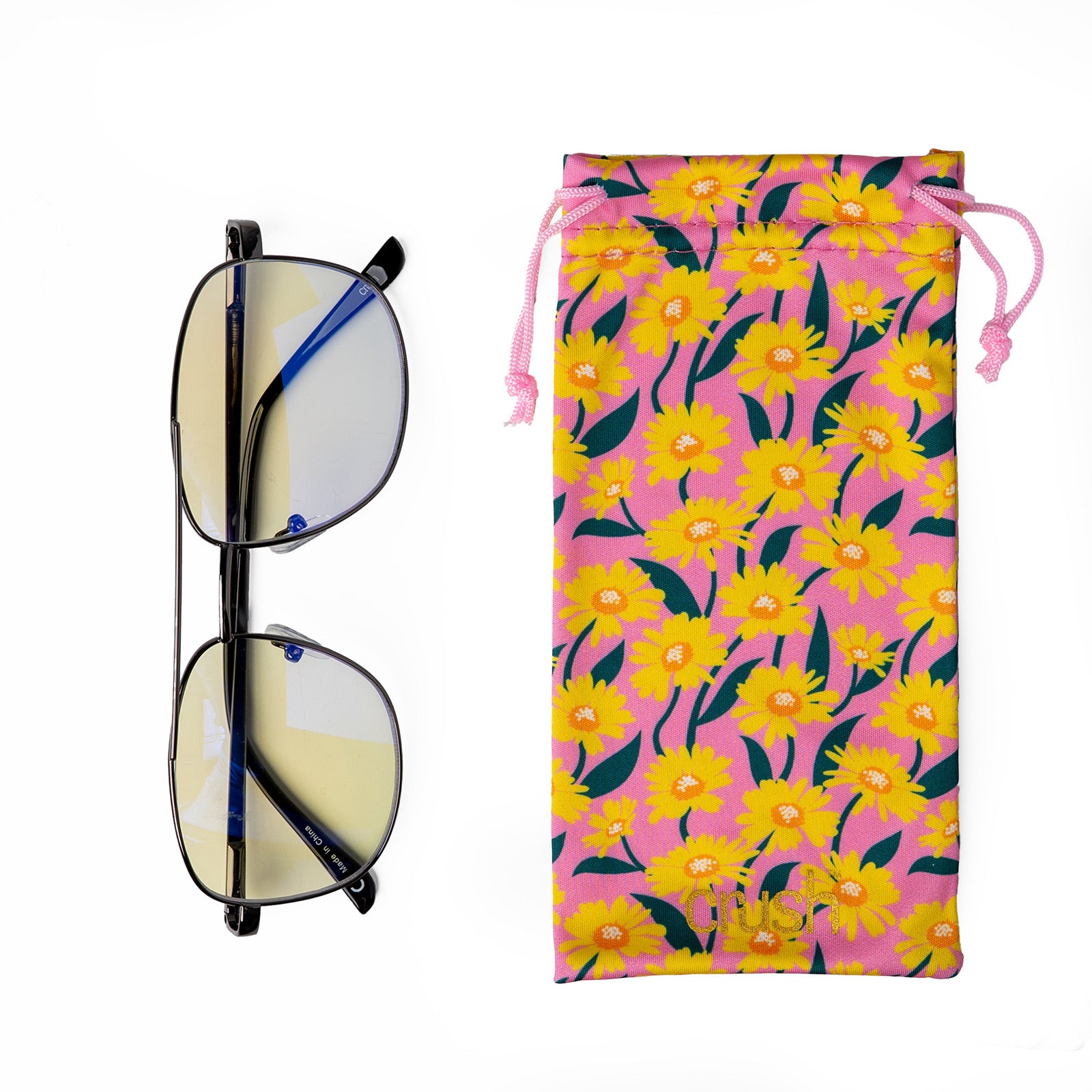 Crush Clearly Thriving Scratch Resistant Trendy Frame Blue Light Glasses
