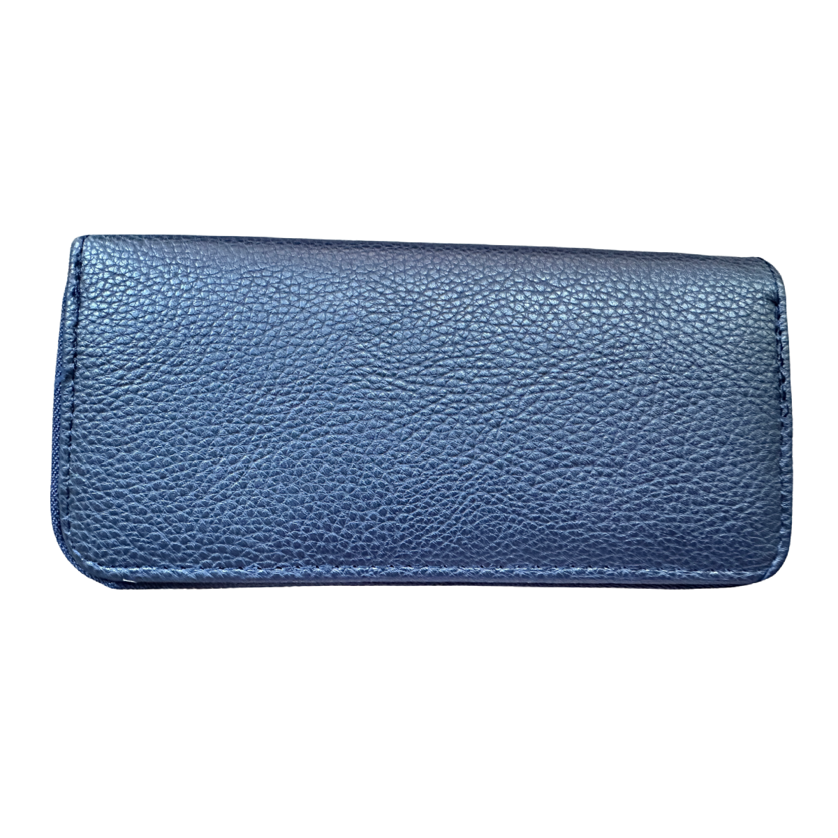 AR New York Double Zipper Wallet, Navy