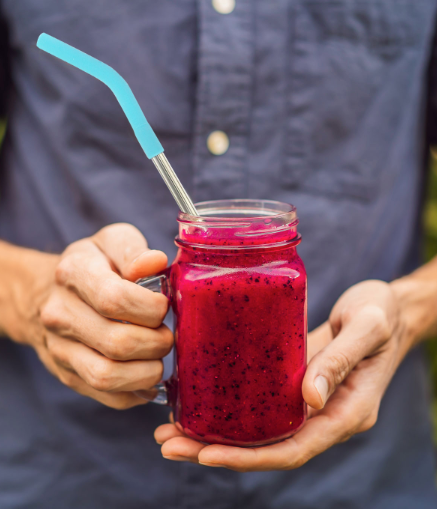 Krumbs Kitchen Essentials Stainless Steel Drinking Straws - 4-Pack