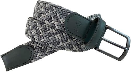 Greg Norman Mens Braided Multi Colored Stretch Golf Belt