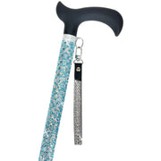 Jacqueline Kent Cupcake Collection Adjustable Rhinestone Cane (Turquoise Silver)