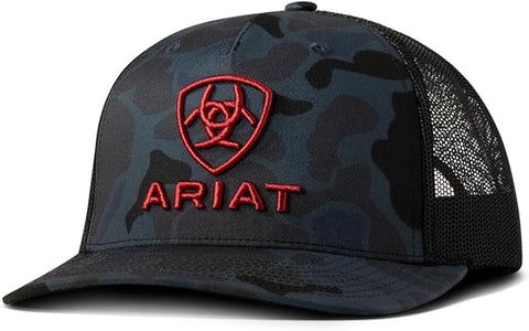 Ariat Mens Richardson 112 Snapback Cap Hat (Navy Camo)