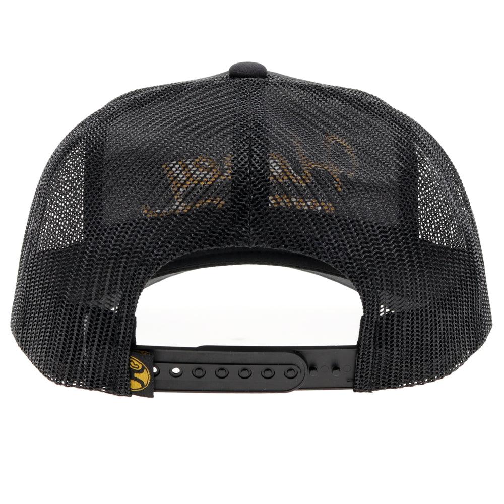 Hooey Mens "OG" Black With Gold Stitching Trucker Hat