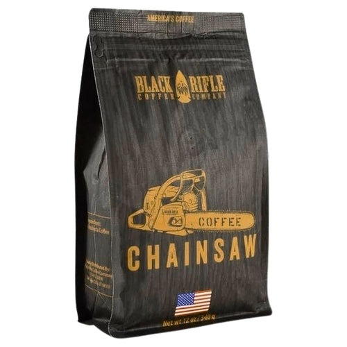 Black Rifle Coffee Company, Chainsaw, Med-Dark Roast, Ground, 12 oz Bag