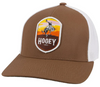 Hooey Mens Cheyenne Water and Sweat Resistant 5-Panel Flexfit Hat Cap, L/XL