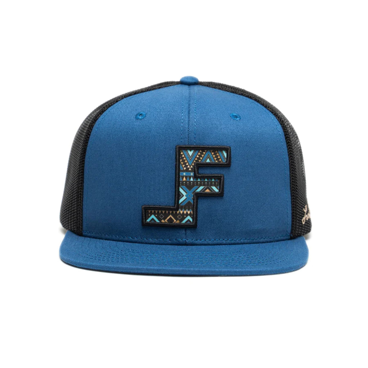 Lane Frost Mens Gunslinger Royal Blue Trucker Hat Snapback Cap