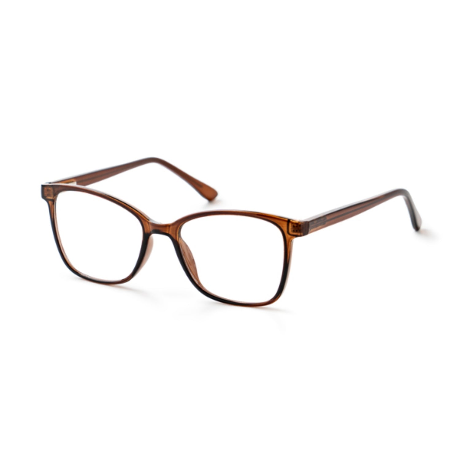 Optimum Optical Readers, Brown Frames with Blue Light Filter Lenses, Hasta Barista Baby