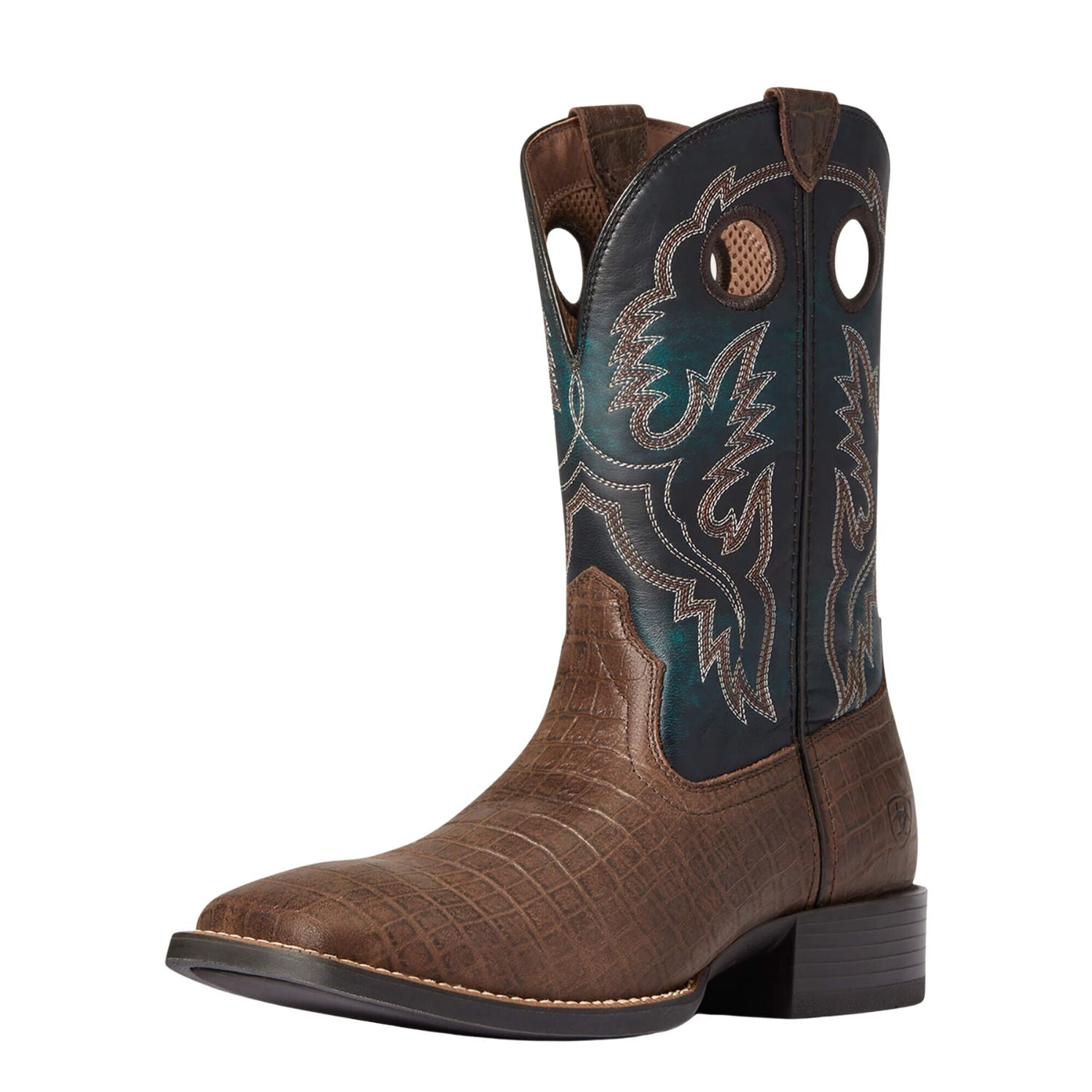 Ariat Mens Sport Buckout Western Leather Boots