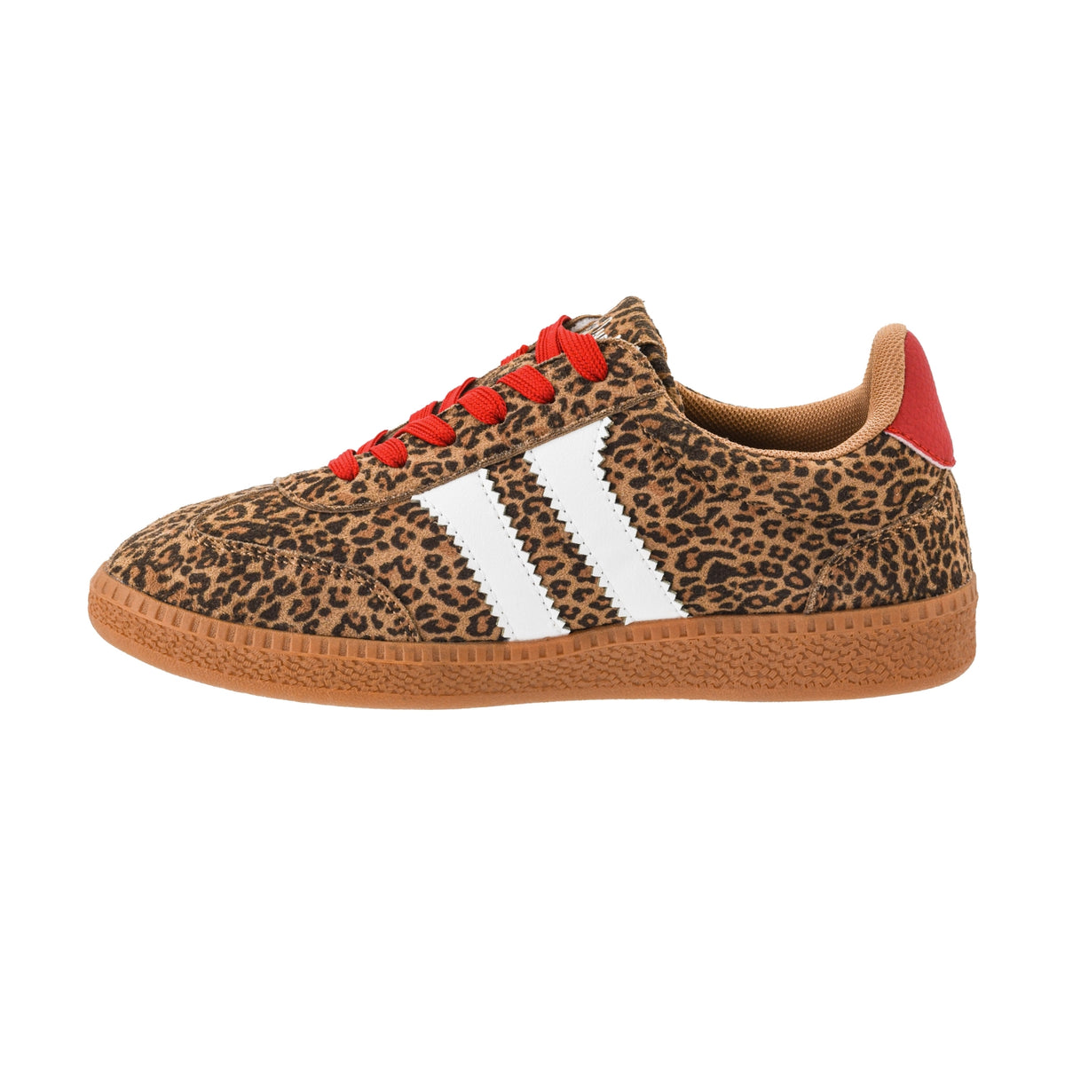 Corkys Heads Up Women's Mini Leopard Lace-Up Sneakers, Mini Leopard