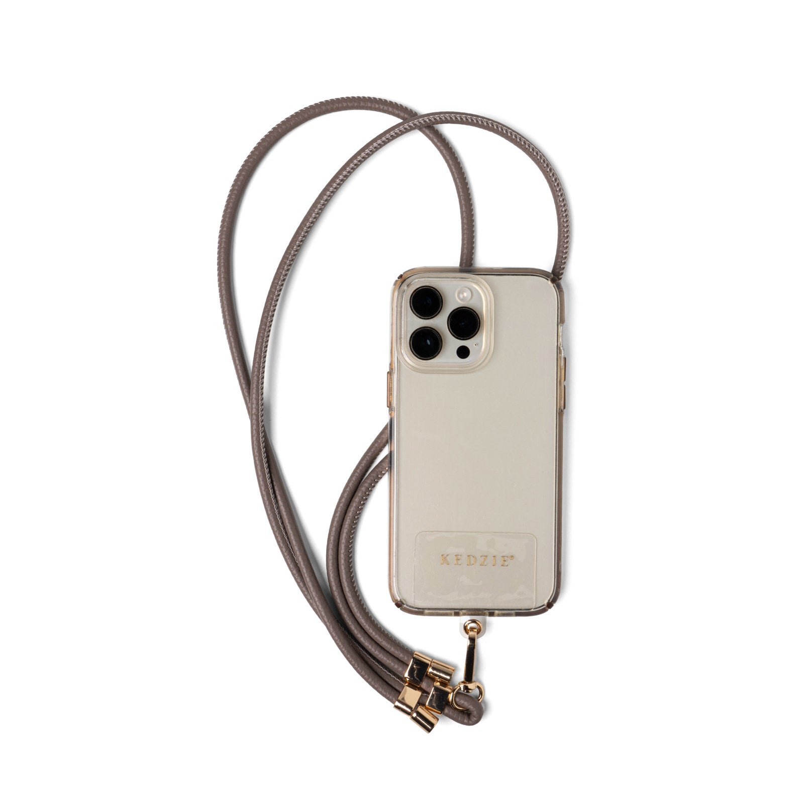 Kedzie Womens Soft Vegan Leather Smartphone Crossbody Lanyard