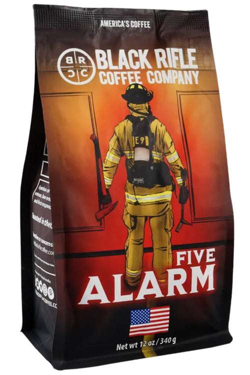 Black Rifle Coffee Company, Five Alarm, Medium Roast, Whole Bean, 12oz Bag