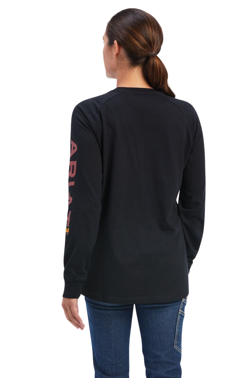 Ariat Womens Rebar Cotton Strong Graphic Long Sleeve T-shirt