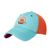 Shady Lady Womens Salty Lady Print Trucker Hat Adjustable Snapback