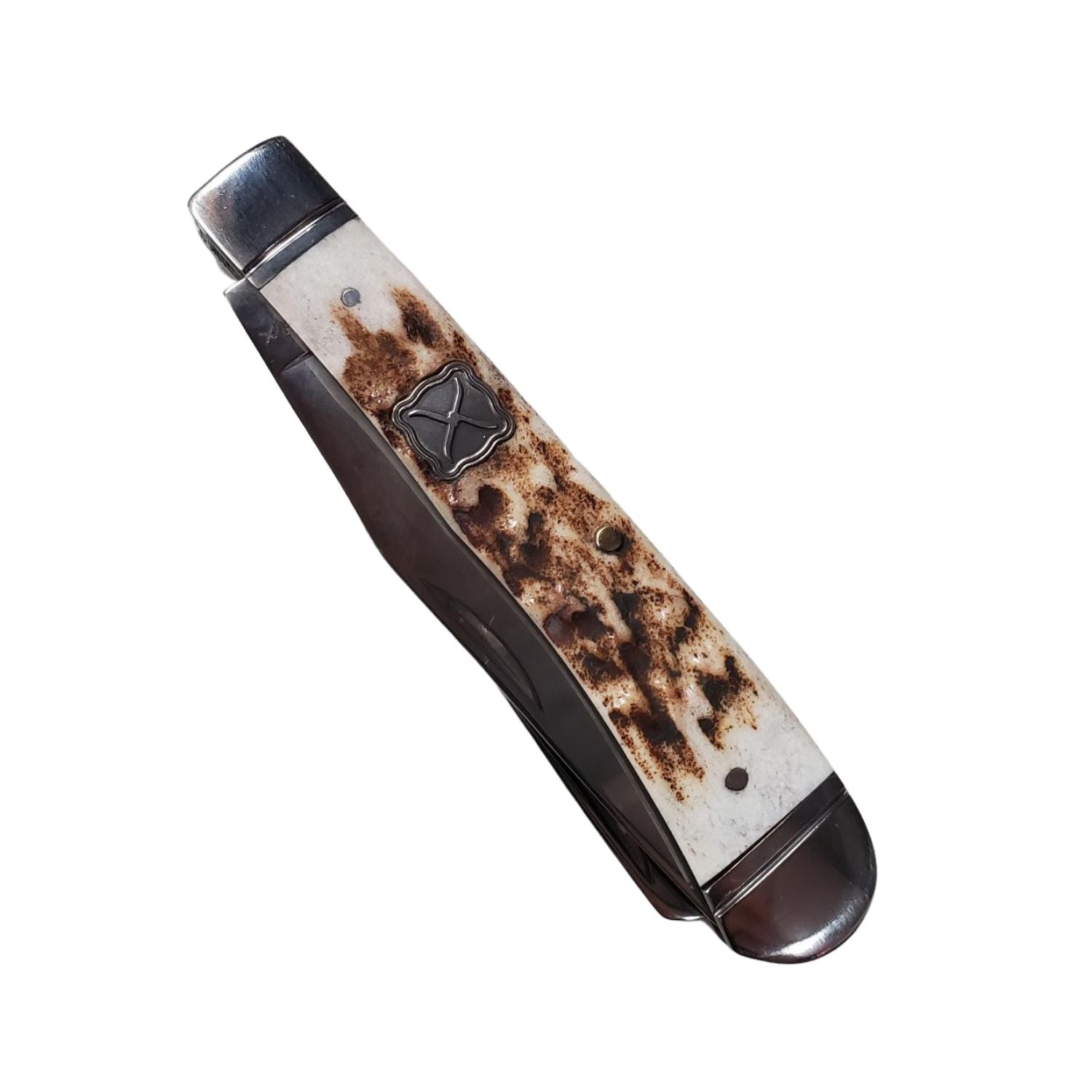 Twisted X Stainless Steel Double Blade Trapper Knife