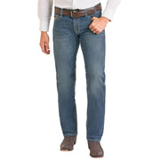 Rock & Roll Denim Mens Revolver Slim Fit Straight Bootcut Jeans