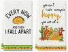 Fun Taco Kitchen Towels, Every Now And Then I fall Apart, 2Piece