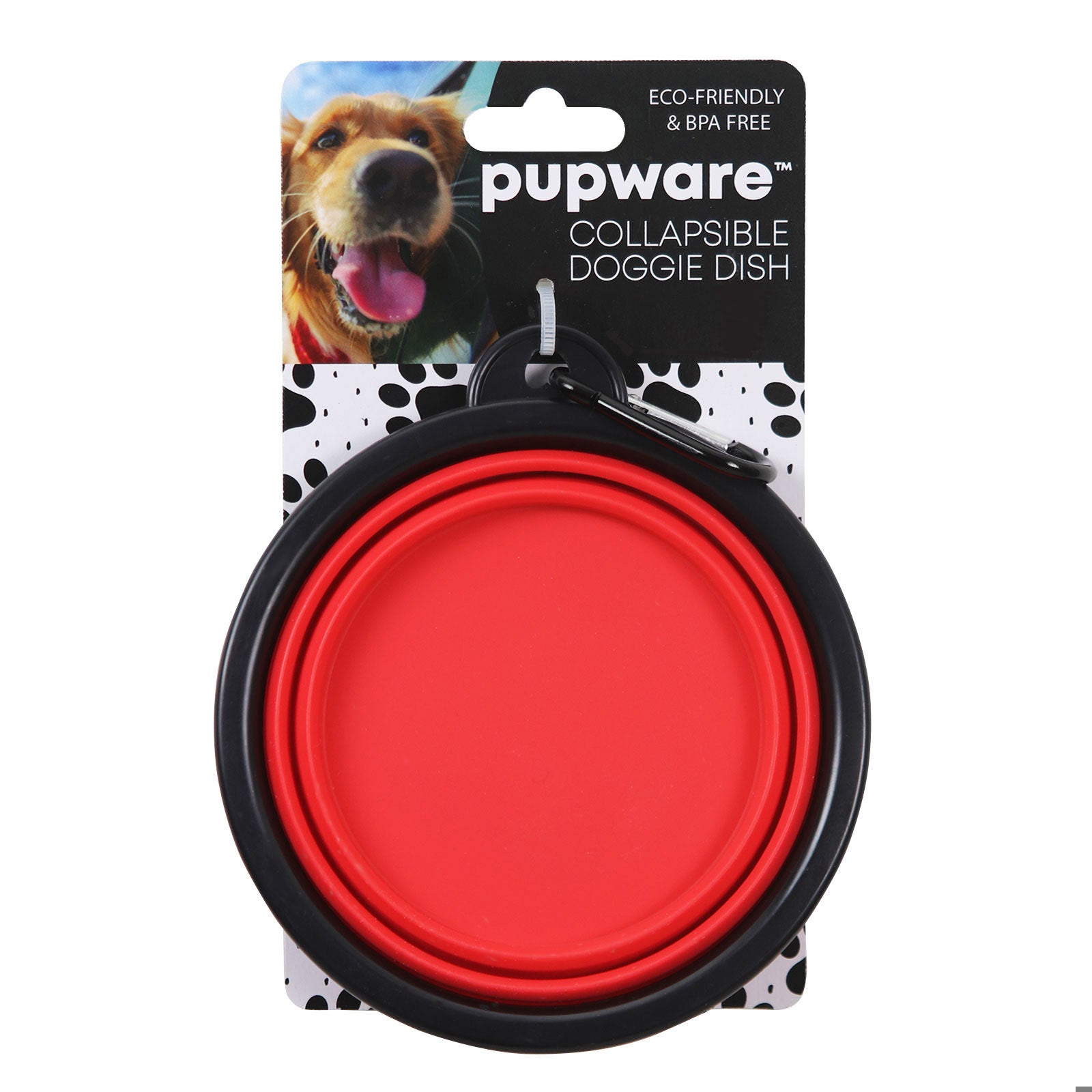 Pupware Collapsible BPA-Free Silicone Travel Doggie Dish Bowl