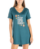 Hello Mello Let Me Sleep Shirt Pajama Dress