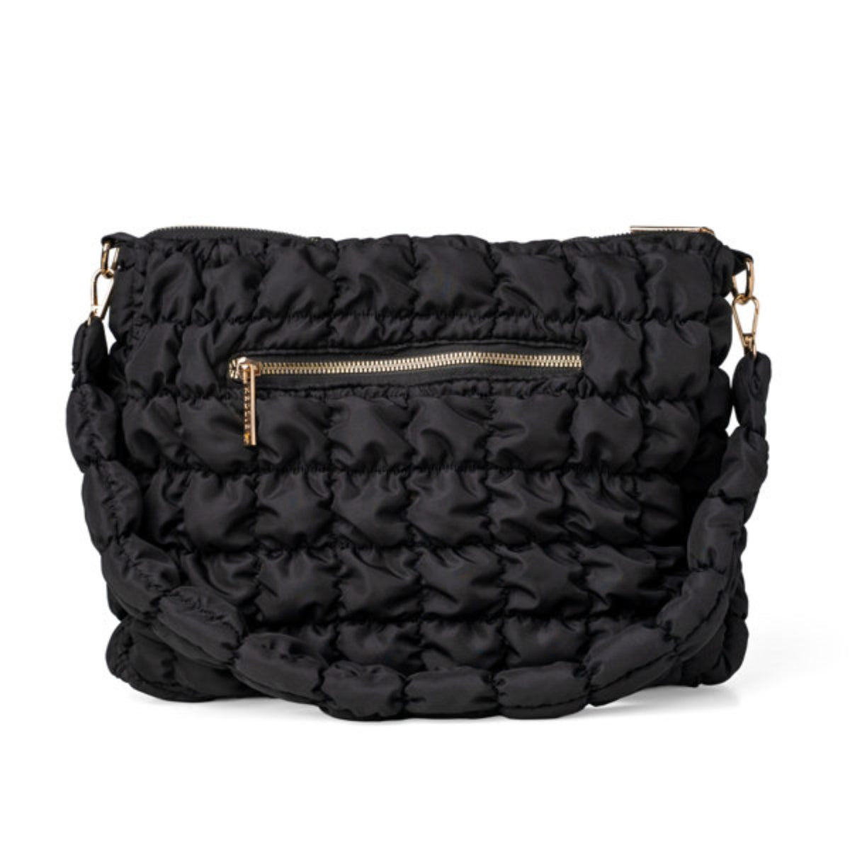 Kedzie Loft Women's Quilted Puffer Shoulder Bag with Removable Strap
