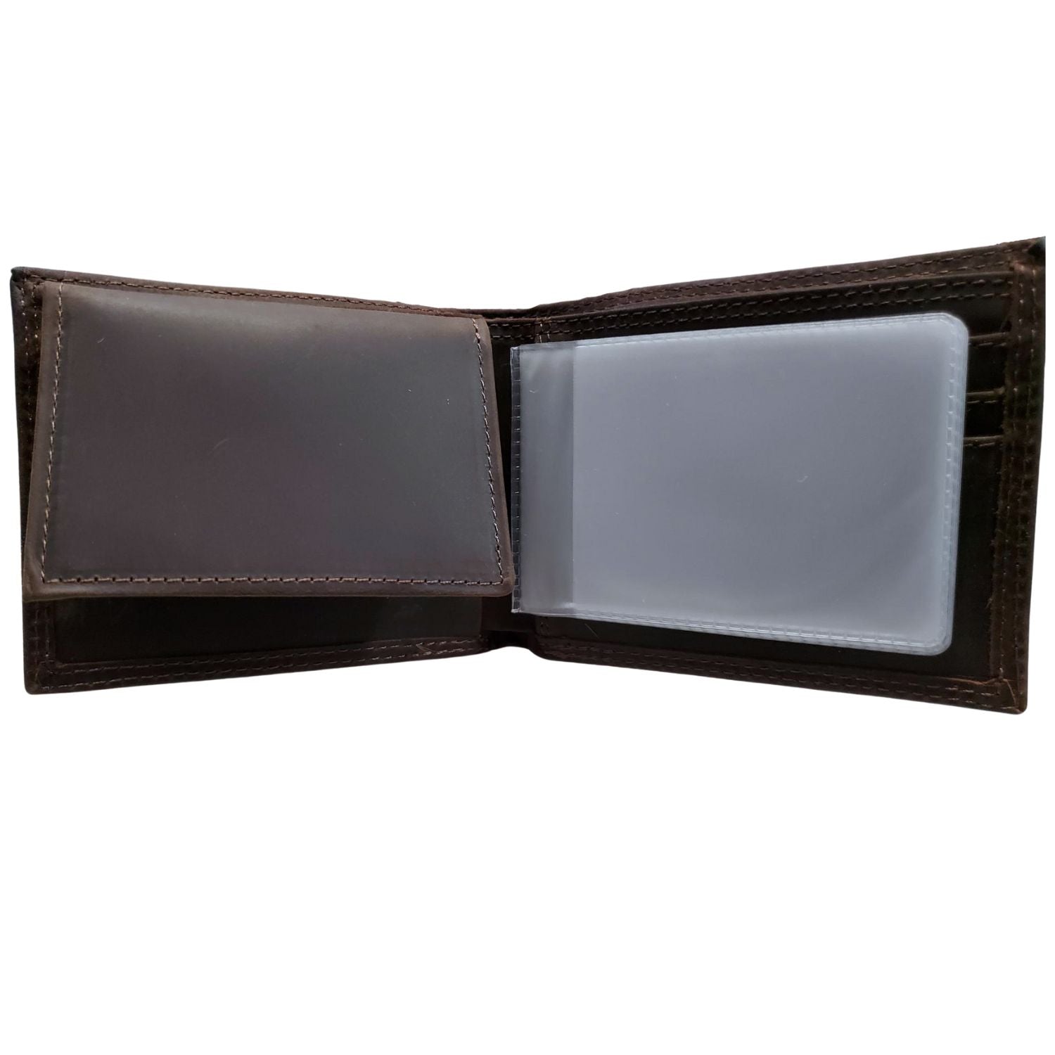 Zep Pro Leather Crazy Horse Leather Passcase Wallet