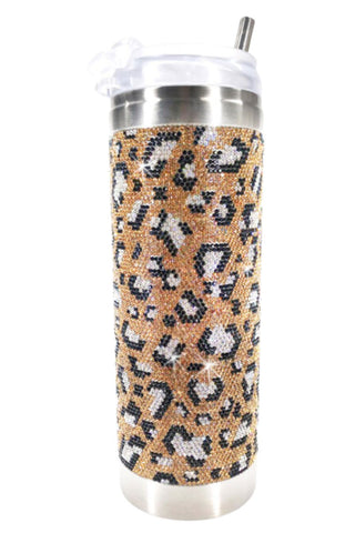 Jacqueline Kent Wild Leopard Lux Tumbler Collection, 20 oz