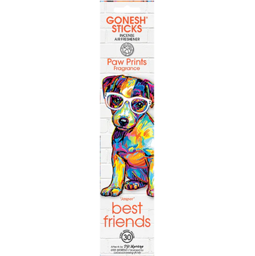 Gonesh Incense Air Freshener Sticks Paw Print - Dog Jasper