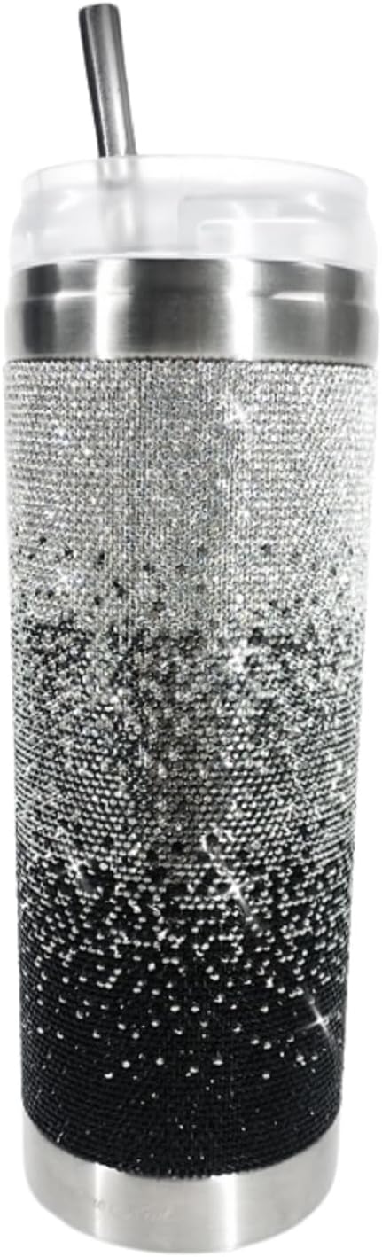 Jacqueline Kent 20 oz Believe Tumbler with Clear Lid, Straw and Gift Bag