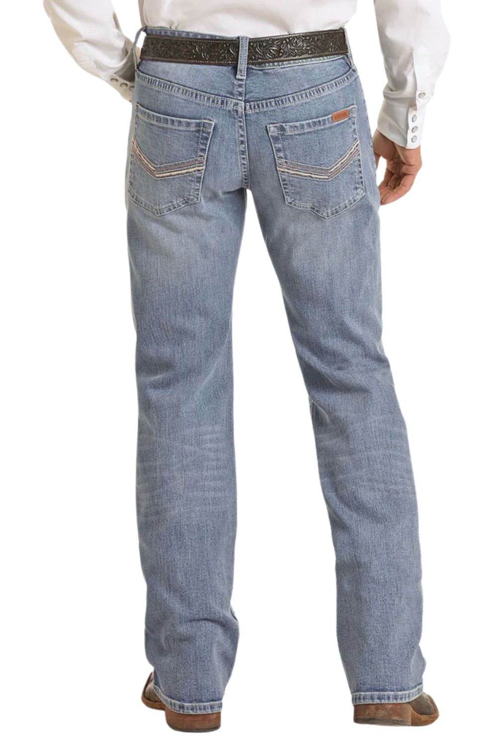 Rock & Roll Denim Mens '46 Vintage Regular Fit Stackable Bootcut Jeans