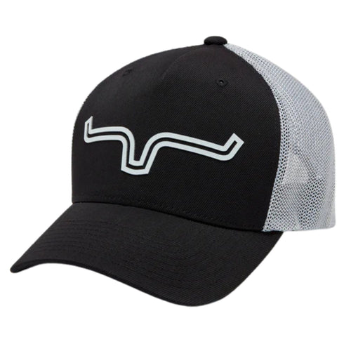 Kimes Ranch Flexfit 110 Double Trac Adjustable Snapback Cap Hat, Black