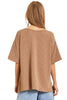 Andree by Unit Womens Loose Fit Ribbed Tunic Top