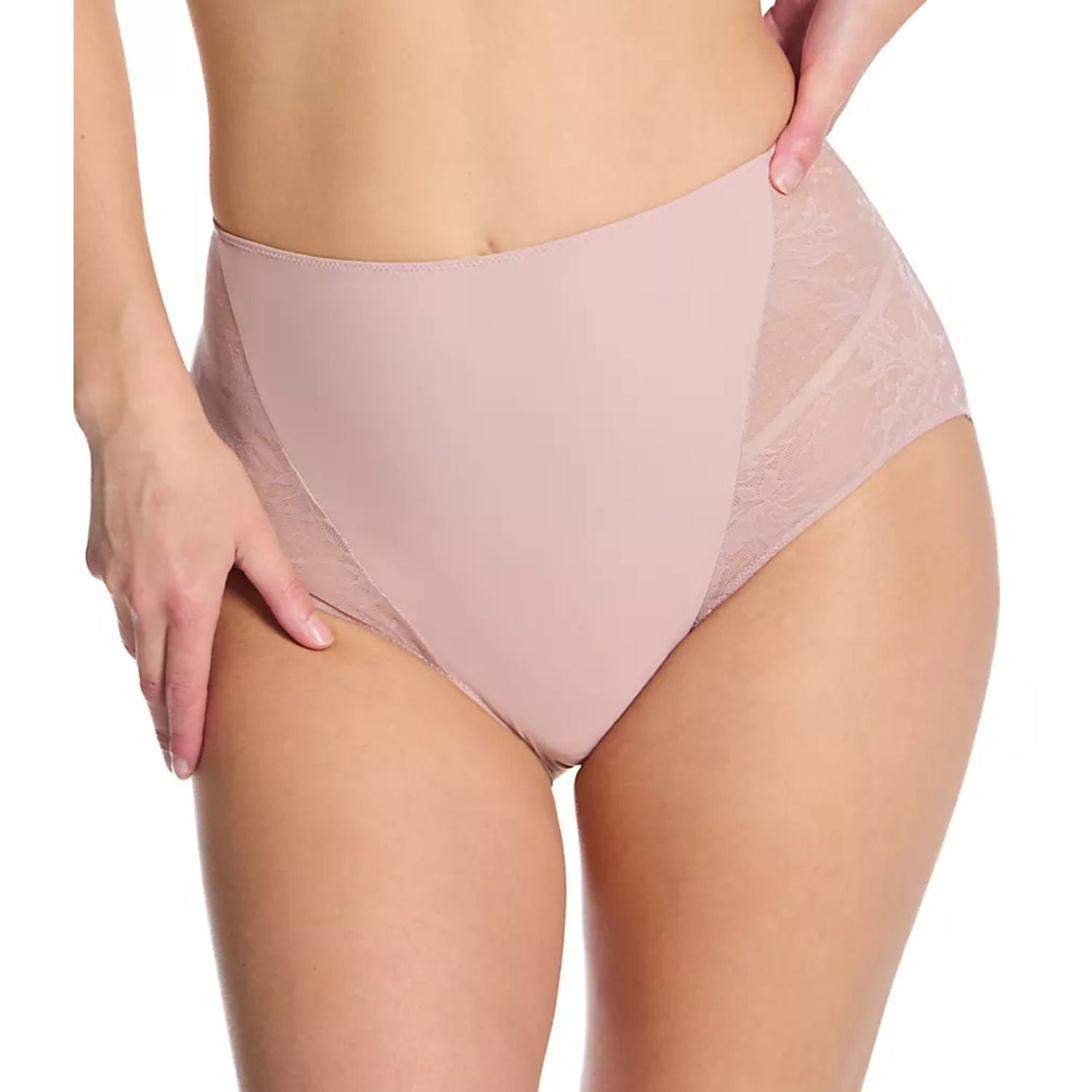 TC Fine Intimates Womens Luxe Dreamer Modern Brief Panties, Adobe Rose